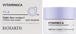 Нічний крем для обличчя Bioearth Vitaminica Vit A 50 мл - мініатюра 2