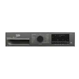 Beko Пральна машина фронтальна, 8кг, 1400, A, 55см, дисплей, пара, інвертор, графіт - мініатюра 2