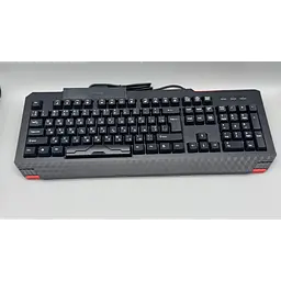Повнорозмірна мембранна клавіатура провідна із виступом XSTRIKE X-1022 RGB USB із трьохмовною розкладкою UA/EN/RU та РГБ підсвічуванням та ніжками USB-A 105 клавіш Чорний - мініатюра 3