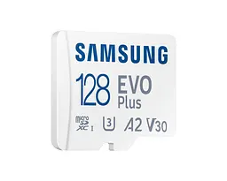 Samsung Мапа пам'яті microSD 128GB C10 UHS-I R130MB/s Evo Plus + SD - мініатюра 6