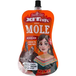 Соус Приправка Хіт соус Mexican Mole з какао та анчо чилі 180 г