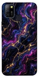 TPU чохол Demsky Purple space marble для Infinix Hot 10 Lite
