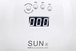 Гібридна лампа манікюрна SUN X UV+LED 54W White - мініатюра 7