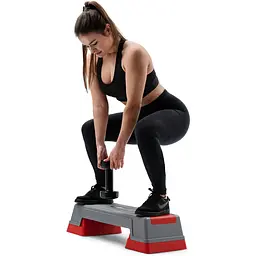 Степ платформа Hop-Sport HS-PP020AS сіро-червона - мініатюра 5