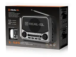 Радіоприймач REAL-EL X-525 Grey (EL121800004) - мініатюра 10