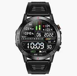 Чоловічий розумний смарт-годинник Smart Watch NX10 з AMOLED-дисплеєм голосовим зв'язком будильником пульсоміром і крокоміром - мініатюра 3
