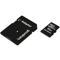 Memory card microSD 32Gb GoodRAM SDHC (class 10 UHS I U1) Retail + adapter - мініатюра 2