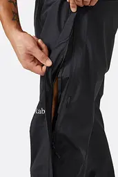 Штани Rab Downpour Eco Pants FZ Regular Black L (1033-RB QWG-86-BLK-LRG-RG) - мініатюра 2