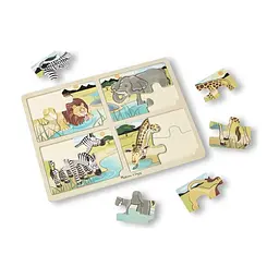 Пазл Melissa&Doug Мега 4 в 1 "Сафарі" (MD9366) - мініатюра 2