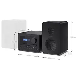 Музичний центр Sharp XL-B520D(BK) Black - мініатюра 6