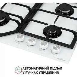 Варильна поверхня Perfelli HGG 61424 WH біла - мініатюра 5