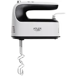 Міксер Adler AD 4229 ручний/ 600Вт/ 9 швидкостей/ Turbo/ контейнер для аксесуарів/ білий - мініатюра 2