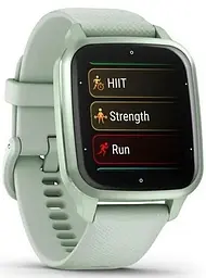 Смарт-годинник Garmin Venu Sq 2 Metallic Mint Aluminium Bezel with Cool Mint Case and Silicone Band [010-02701-12] [78784] - мініатюра 3