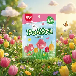 Желейні цукерки Amos Peelerz Gummy Tulips 65г - мініатюра 4