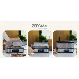 Сушарка для овочів, фруктів та грибів Zeegma Dry Chef Silver дегідратор - мініатюра 5