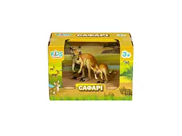 Фігурка KIDS TEAM ANIMALS тварини Q9899-A38 Кенгуру з малюком та з кенгурятком - мініатюра 3