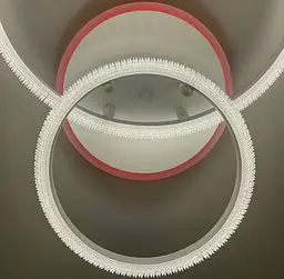 Світлодіодний світильник на 2 кільця в білому корпусі Line.F A 77012/2B+LED WH - мініатюра 5