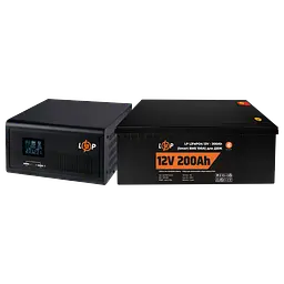 Комплект резервного живлення LP (LogicPower) ДБЖ + літієва (LiFePO4) батарея (UPS 1000VA + АКБ LiFePO4 2560W)