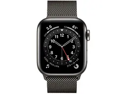 Смарт-годинник Apple Watch Series 6 GPS + Cellular 44mm Graphite Stainless Steel Case with Graphite Milanese Loop [M07R3] [51004] - мініатюра 2