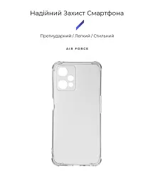 Чохол ArmorStandart Air Force для Realme 9 Pro Camera cover Clear - мініатюра 2