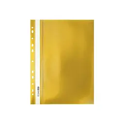 Папка-швидкозшивач Economix А4 з перфорацією, фактура "помаранч", жовта (E31508-05)