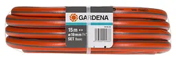 Шланг з комплектом для поливу Gardena Basic 19 мм (3/4"), 15 м Set (18134-29) - мініатюра 3