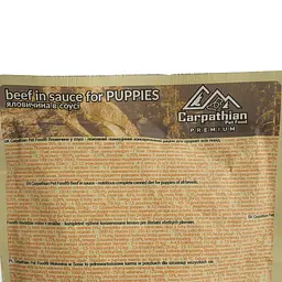 Вологий корм для цуценят Carpathian Pet Food у соусі з яловичиною, 100 г - мініатюра 3
