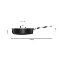 Сотейник з кришкою Fiskars Taiten OPTIHEAT 26 см (1066949) - мініатюра 6