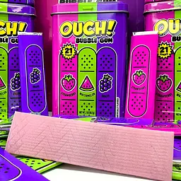 Жувальна гумка Ouch! Bubble Gum Assorted Flavour 21шт, 56.7г - мініатюра 5