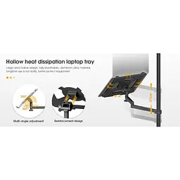 Штатив-тримач Ulanzi LS23 Desktop Setup Stand UV-2913 LS23 Black - мініатюра 3