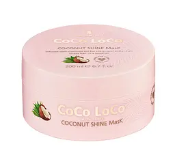 Маска для сяйва волосся з кокосовою олією Coco Loco Coconut Shine Mask Lee Stafford 200 мл - мініатюра 2