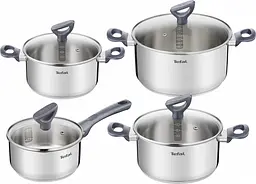Набір посуду Daily Cook, 8предметів, нержавіюча сталь, бакеліт, скло Tefal kuh0016918