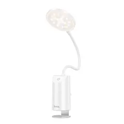 Настільна лампа Hoco HX10 Clip Table Lamp White