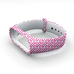 Силіконовий ремінець для фітнес-браслета XiaomiXiaomi Band 3 4 Pink Point Розова точка