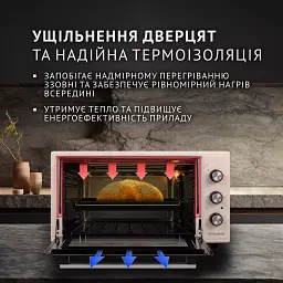 Електрична піч Perfelli TRIMO 48 IVORY - мініатюра 3