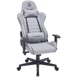 Ігрове крісло GamePro Size L Fabric Gray (GC575FG) - мініатюра 5