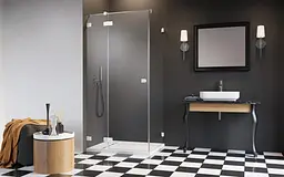 Душові двері Radaway Essenza Pro KDJ 90x200 права, прозоре скло, білий (10097090-04-01R) - мініатюра 2