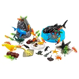 Ігровий набір Мешканці морів FUN BANKA 320077-UA, 57 предметів - мініатюра 2