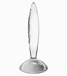 Анальна пробка Satisfyer Sparkling Crystal 19 см (прозора) - мініатюра 3