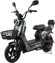 Електроскутер Двомісний Corso Conto (500W; 48V/20Ah) Сірий - мініатюра 4