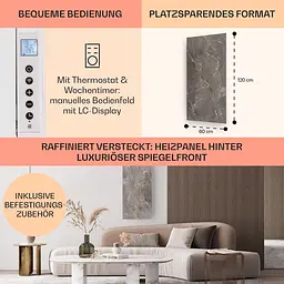Інфрачервоний обігрівач Klarstein Santorini Smart (10041819) - мініатюра 8