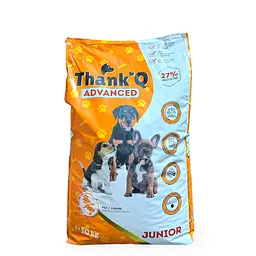 Сухий корм для цуценят всіх порід Thank'Q Advanced Junior 10 кг з куркою 