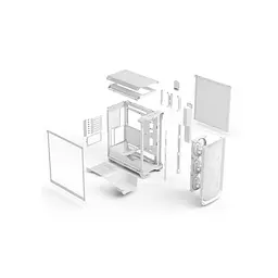 Корпус Fractal Design Meshify 3 Ambience Pro RGB Tempered Glass без БЖ White (FD-C-MES3A-05) - мініатюра 9