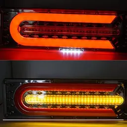 Задній ліхтар LED універсальний прямокутний G Wagon 41 см 2 шт. - мініатюра 3