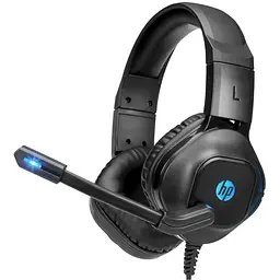 Гарнітура HP DHE-8002 Gaming 2х3.5 мм+USB LED Black