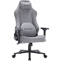 Геймерське крісло GamePro FGC750DG Fabric Dark Gray [163699] - мініатюра 2