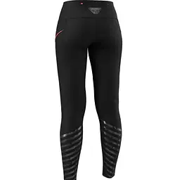 Штани жіночі Dynafit Trail Reflective Tights Woman S Чорний-Сірий - мініатюра 2