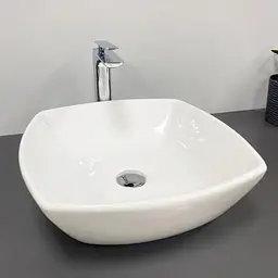 Умивальник VBI Cortona white накладний VBI-012608, Білий