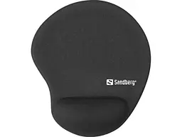 Килимок для миші Sandberg Gel Mousepad with Wrist Rest 230 × 200 (820-98)