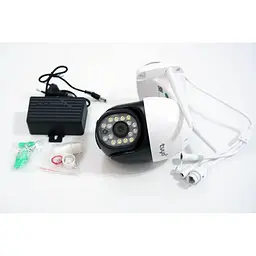 IP камера відеоспостереження Tuya C18 Wi-Fi 3MP вулична з віддаленим доступом White (3_00465) - мініатюра 3